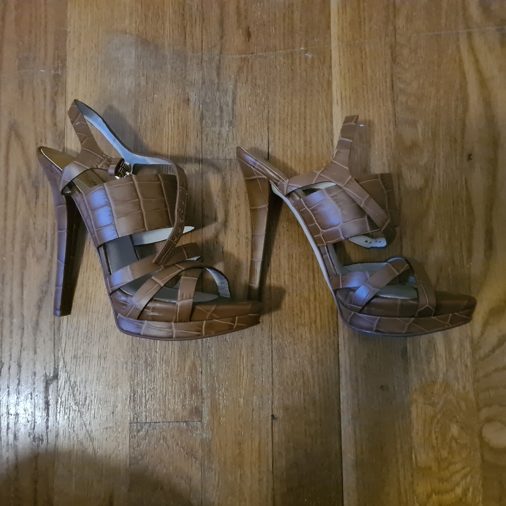 NEW Michael by Michael Kors croc heels